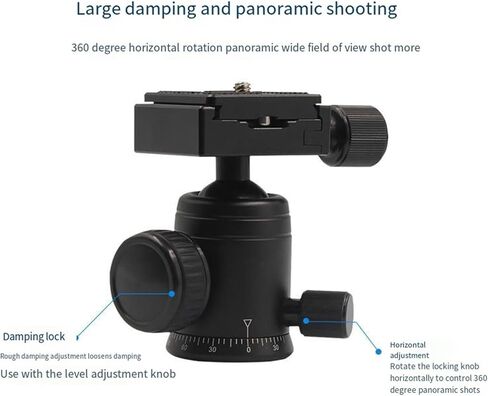 Tabletop Small Tripod 20Inch 360 Degree Aluminum Frame for DSLR Cameras and Phones Stand for Travel Desktop Tripod in Saudi Arabia
