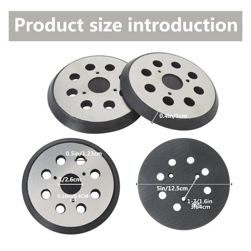 جديد 5 "8 حفرة الخطاف وحلقات استبدال الصنفرة المدارية المداخل متوافقة مع Hitachi SV13YB 5" R.0.Sander ، 2 pack in Kuwait