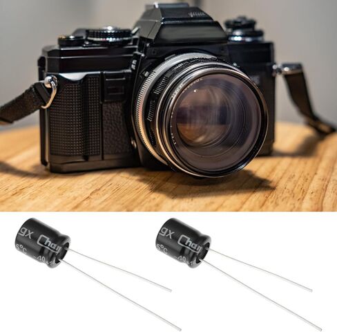 5pcs 10V 220uF Camera Shutter Release Capacitors 6x7mm Compatible with Minolta X-700 X-300 in Saudi Arabia