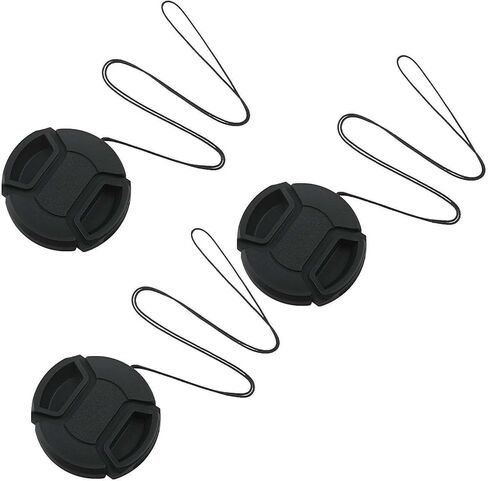 3 حزمة 40.5 ملم غطاء غطاء العدسة لـ Sony E PZ 16-50 مم f/3.5-5.6 OSS ، FE 28-60 مم F/4-5.6-متوافق مع سوني ألفا A6400 A6300 A6100 A6000 A5100 A5000 A6700 A6600 و ZV-E10 in Saudi Arabia