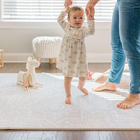 حصيلة لعب الأطفال للأرضية - عدن (4x6ft) - حصيرة Premium Eva Foam Play for Babies & Toddlers - مثالية لوقت البطن ، الزحف ، غرفة اللعب - أطفال أنيقين ومريحين. in Saudi Arabia