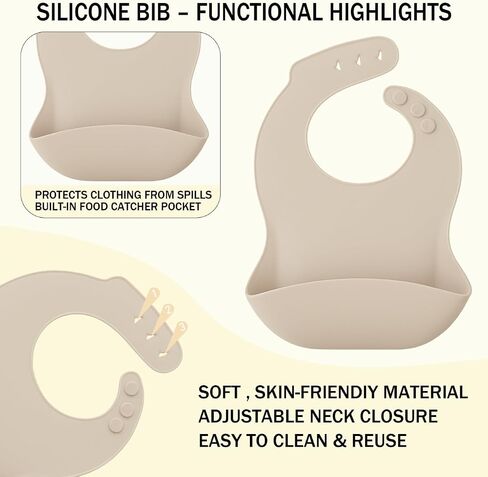 12 Piece BPA-Free Silicone Baby Feeding Set,Non-Slip Suction Plates,Soft Baby Bowls, Wooden Utensils & More ，Make Feeding Time Safe,Dishwasher Safe – Ideal for 6+ Months in Saudi Arabia