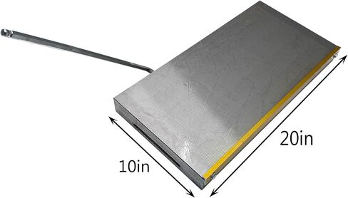 chuck المغناطيسي الدائم 10 "× 20" ، 100-120n/cm² الشفط ، الأعمدة المغناطيسية الدقيقة ، كوب شفط مغناطيسي يدوي ، لطاحونة السطح ، آلات قطع الأسلاك in Saudi Arabia