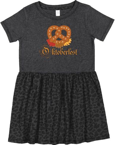 inktastic Oktoberfest Pretzel German Festival Toddler Dress in Saudi Arabia
