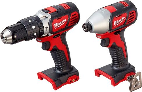 Milwaukee 2695-24 M18 18V Cordless Power Tool Combo Kit with Hammer Drill, Impact Driver, Reciprocating Saw, and Work Light (2 Batteries, Charger, and Tool Case Included) (Renewed) in Saudi Arabia
