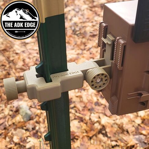ADK Edge T-Post Trail Camera Mount V2 متوافق مع Moultrie Edge-مصممة خصيصًا ، أقل أدوات ، إمالة ، قابلة للتعديل ، متعددة الاستخدام in Saudi Arabia