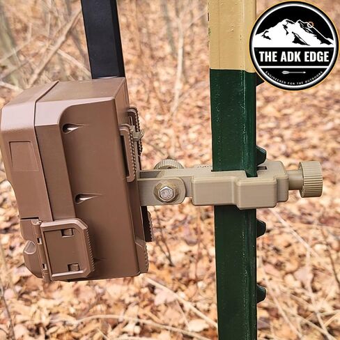 ADK Edge T-Post Trail Camera Mount V2 متوافق مع Moultrie Edge-مصممة خصيصًا ، أقل أدوات ، إمالة ، قابلة للتعديل ، متعددة الاستخدام in Saudi Arabia