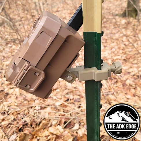 ADK Edge T-Post Trail Camera Mount V2 متوافق مع Moultrie Edge-مصممة خصيصًا ، أقل أدوات ، إمالة ، قابلة للتعديل ، متعددة الاستخدام in Saudi Arabia