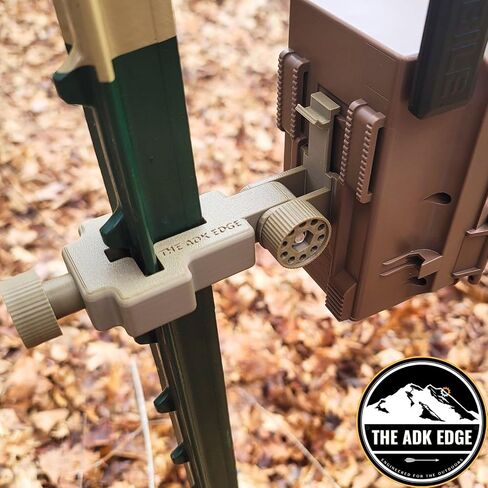 ADK Edge T-Post Trail Camera Mount V2 متوافق مع Moultrie Edge-مصممة خصيصًا ، أقل أدوات ، إمالة ، قابلة للتعديل ، متعددة الاستخدام in Saudi Arabia
