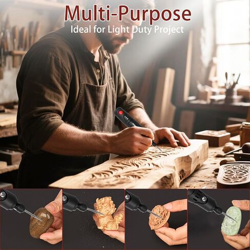 Mini Cordless Rotary Tool Kit with 82 Accessories, 3 Speeds 17000RPM and Type-C Charging Port for Polishing, Sanding, Cutting, Engraving, DIY Handicrafts Rotary Tool Kit in Saudi Arabia