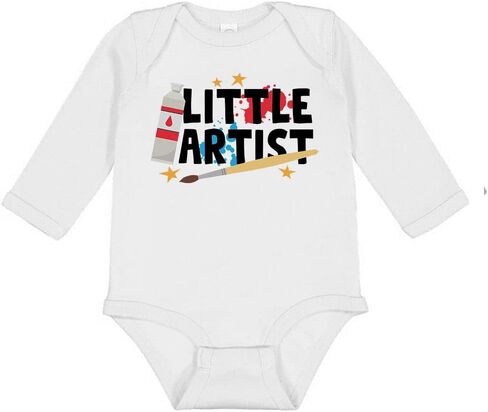 TATY Kids Little Artist Long Sleeve Baby Infant Bodysuit in Saudi Arabia