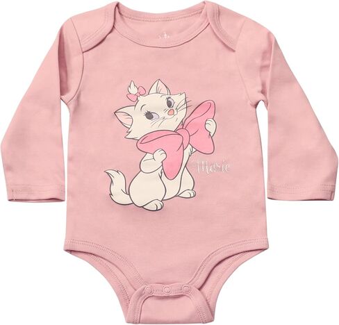 Magic Threadz Disney Clothes Baby Girls Bodysuit 3 pack - Minnie Mouse & Marie من Aristocats Bodysuits Newborn - الرضيع in Kuwait