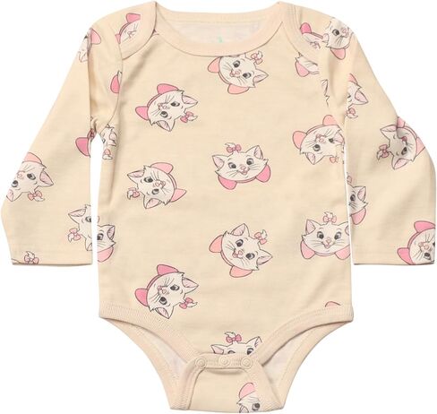 Magic Threadz Disney Clothes Baby Girls Bodysuit 3 pack - Minnie Mouse & Marie من Aristocats Bodysuits Newborn - الرضيع in Kuwait
