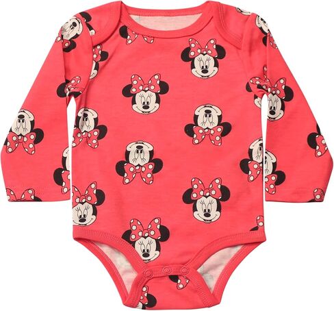 Magic Threadz Disney Clothes Baby Girls Bodysuit 3 pack - Minnie Mouse & Marie من Aristocats Bodysuits Newborn - الرضيع in Kuwait