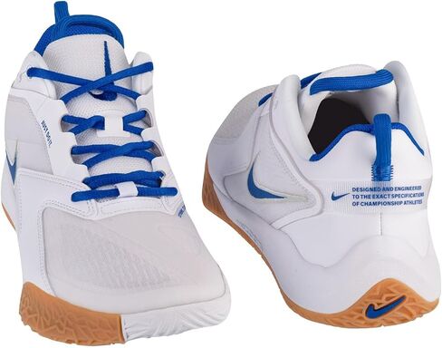 أحذية Nike Hyperace 3 للكرة الطائرة (FQ7074-106 ، White/Photon Dust/Game Royal) حجم 7.5 in Saudi Arabia