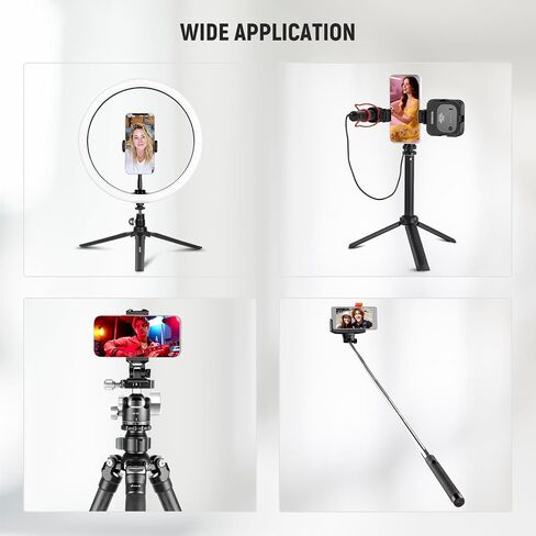 NEEWER RT116 Wireless Bluetooth Remote Camera Shutter Release Control Compatible with iPhone iPad Android Smartphone for Instagram Snapchat Selfie Photo Video Recording in Saudi Arabia