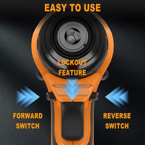 الحفر اللاسلكي (أداة فقط) متوافقة مع بطارية DeWalt 20V Max ، ما يصل إلى 620 رطل بدون فرش من 3/8 "تدريبات الطاقة ، 2 سرع in Saudi Arabia