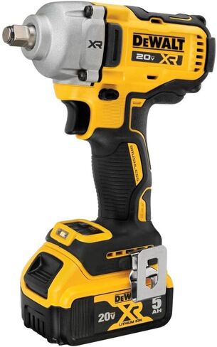 DeWalt 20V Max Impact Wrench ، اللاسلكي ، 1/2 بوصة ، بطاريتين وشاحن مشمولة (DCF891P2) in Saudi Arabia