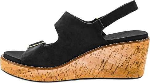 Corkys Footwear Womens 'My 2 Cents' 2.5-Inch Wedge, With A Hook And Loop Ankle Closure, Two Straps With Adjustable Buckles and Cushioned EVA Insoles For All Day Wear in Saudi Arabia