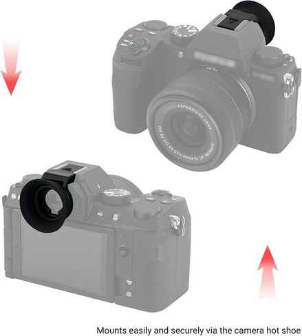 Soft Silicon Camera Viewfinder Eyecup Eyeshade for Fuji Fujifilm X-S20 X-S10 XS10 X-T200 XT200 Eyepiece Eye Cup Protector in Saudi Arabia