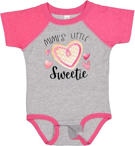 inktastic Mimi's Little Sweetie with Heart Cookie Baby Bodysuit in Saudi Arabia