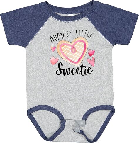 inktastic Mimi's Little Sweetie with Heart Cookie Baby Bodysuit in Saudi Arabia