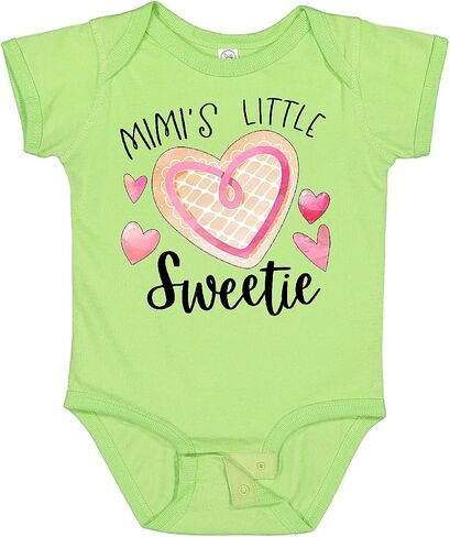 inktastic Mimi's Little Sweetie with Heart Cookie Baby Bodysuit in Saudi Arabia