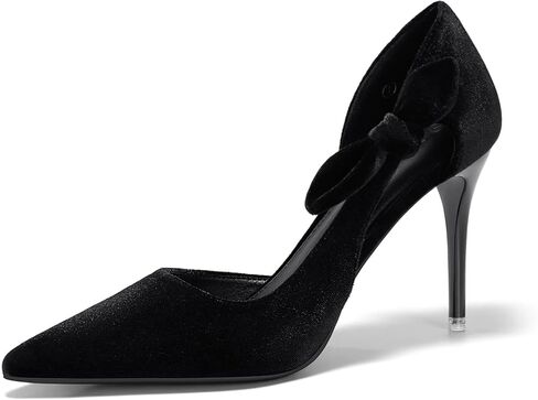Coutgo Womens Stiletto High High Cheels مغلق مضخات إصبع القدم المدببة المضخات in Saudi Arabia