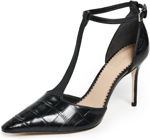 Cinq à Sept Women's Clara Croco T Strap Pumps in Saudi Arabia