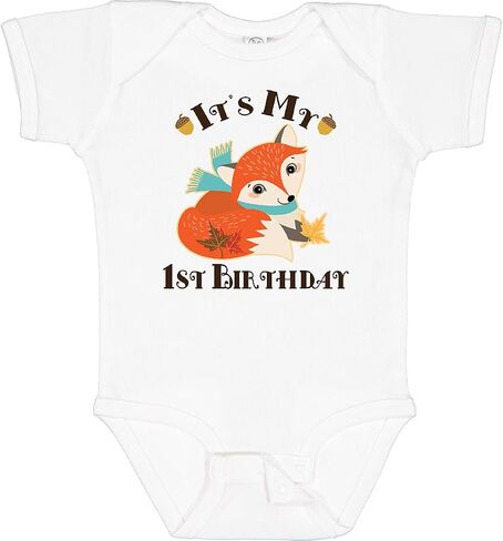 inktastic 1st Birthday Woodland Fox Babysuit in Saudi Arabia