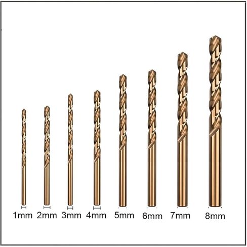 M35 HSS-CO CO COBALT DRILITS 0.5mm-33.0mm twist prick bit for Stainlist Stefor in Kuwait