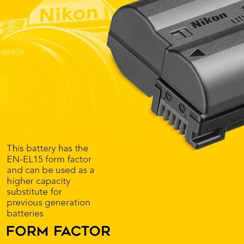 Nikon En-EL15C حزمة بطارية Li-ion القابلة لإعادة الشحن مع Nikon Lenspen Pro 7072 Cleaning System Lens Pen (عنصران) in Kuwait