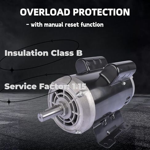 54421193 5 حصان استبدال محرك ضاغط الهواء لـ Ingersoll Rand ، المرحلة الفردية ، إطار 184T ، حاوية إثبات بالتنقيط المفتوح ، إخراج 5hp ، 3450 دورة في الدقيقة ، 60 هرتز ، 208-230 فولت ، 23378805 Mixizap in Kuwait