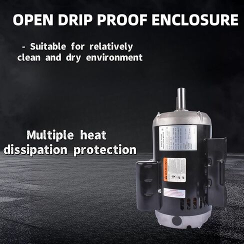 54421193 5 حصان استبدال محرك ضاغط الهواء لـ Ingersoll Rand ، المرحلة الفردية ، إطار 184T ، حاوية إثبات بالتنقيط المفتوح ، إخراج 5hp ، 3450 دورة في الدقيقة ، 60 هرتز ، 208-230 فولت ، 23378805 Mixizap in Kuwait