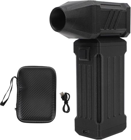 Portable Powerful 110000 RPM Dry Blower for Computer Keyboard Cleaning Camera Maintenance Outdoor Ignition Assistance Lightweight Compact ABS Material 3D Printing 430g 15.2oz in Saudi Arabia