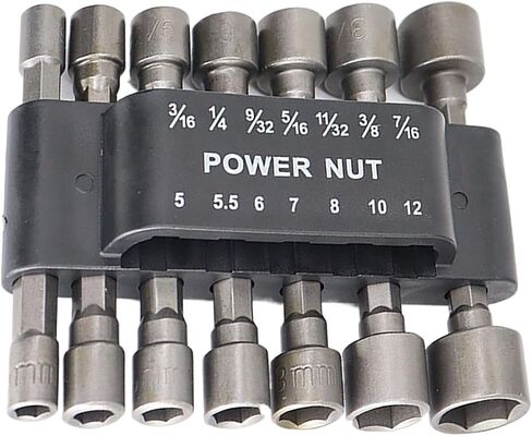 مجموعة سائق Hex Socket مجموعة لتدريبات الطاقة ومفكات كهربائية ، وحجم 1/4 بتات من أجل DIY وإصلاح المنزل ، مجموعة الأدوات العالمية in Saudi Arabia