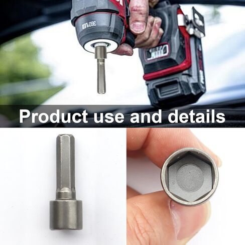 مجموعة سائق Hex Socket مجموعة لتدريبات الطاقة ومفكات كهربائية ، وحجم 1/4 بتات من أجل DIY وإصلاح المنزل ، مجموعة الأدوات العالمية in Saudi Arabia