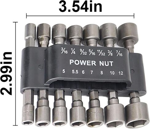 مجموعة سائق Hex Socket مجموعة لتدريبات الطاقة ومفكات كهربائية ، وحجم 1/4 بتات من أجل DIY وإصلاح المنزل ، مجموعة الأدوات العالمية in Saudi Arabia