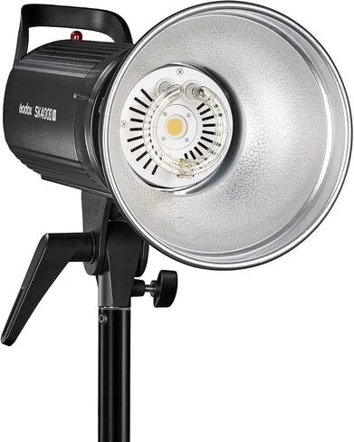 Godox SK400II 2Pcs 800Ws Studio Strobe Flash Monolight Light, Built-in 2.4G Wireless X System, GN65 5600K AC100-120V/60Hz for Studio Shooting, with XT-16 / Softbox / 2M Light Stand / 5-in-1 Reflectors in Saudi Arabia