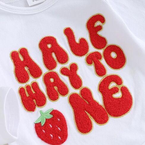 طفلة نصف عيد ميلاد الزي في منتصف الطريق إلى واحد قصير الأكمام رومبير شورت الكشكشة in Kuwait