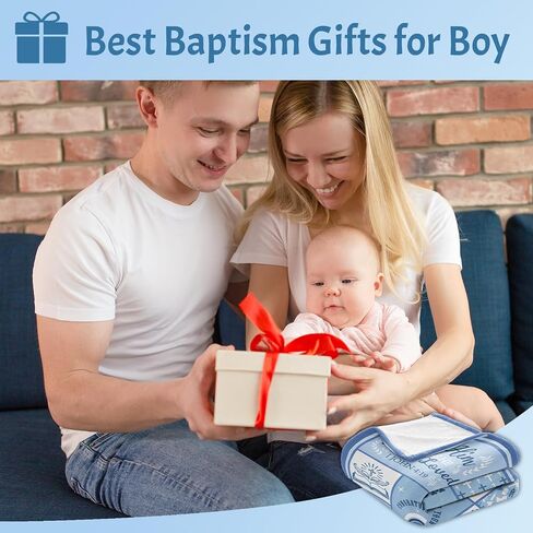 Kesidilo Baptism Gifts for Girl, Baptismal Blanket 40"x50", Christening Gifts for Girls, Baptism Gifts for Baby Girl, Unique Gifts for Baptism in Saudi Arabia