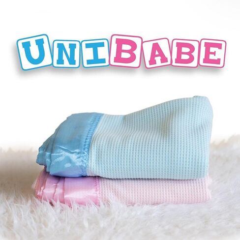 Thermal Waffle Weave Baby Blanket with Satin Nylon Trim (Pink), Oversized in Saudi Arabia