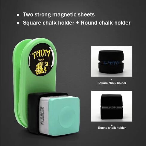 Taom Chalk Holder Silicone Magnetic Silicone Date Billiard Billiard Cue Cue Snooker حامل البلياردو الصامت الملحقات in Kuwait