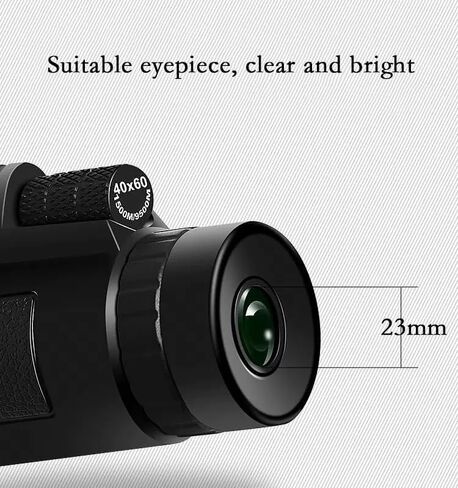 40x60 monocular Telescope, Suitable for Adults and Children, for Bird Watching, Hiking, and Concert Tours, with Phone Clip and Stand in Saudi Arabia
