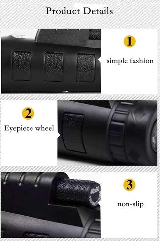 40x60 monocular Telescope, Suitable for Adults and Children, for Bird Watching, Hiking, and Concert Tours, with Phone Clip and Stand in Saudi Arabia