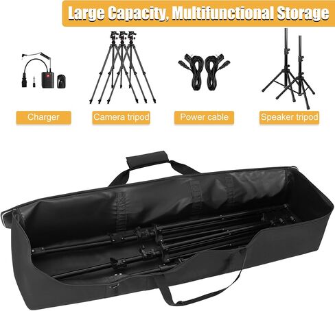 ITHWIU Multifunctional Tripod Bag 36.6 X 5 X 5 Inches / 93X13X13 cm Heavy Duty Tripod Carrying Case with Handle for Lights, Speakers, Cameras, Booms, Microphone Stands in Kuwait