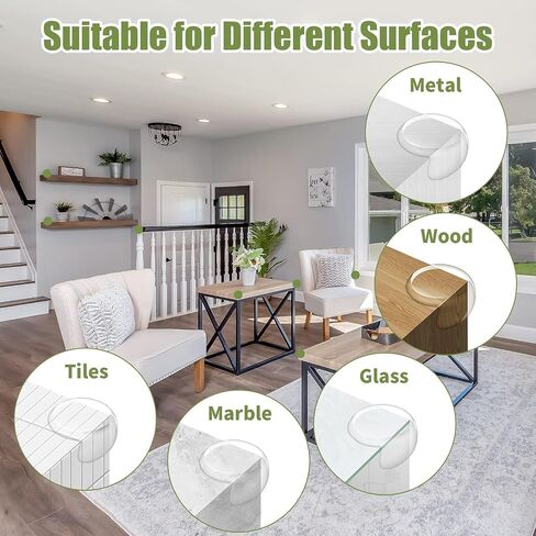 Baby Corner Protectors,12 Pack Table Edge Guards, Clear Furniture Safety Bumpers with Strong Adhesive in Saudi Arabia