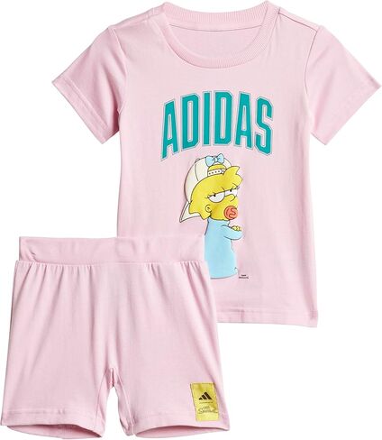 Adidas Baby-Girls مجموعة تي شيرت Simpsons in Saudi Arabia