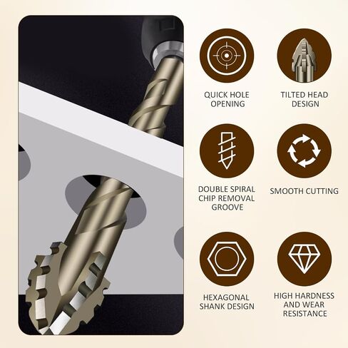 Masonry Drill Bit Set 5 Pcs Carbide Drill Bits, Brocas High Strength Suitable for Glass, Tiles, Bricks, Cement Concrete Plastic Wood, Size 0.19in, 0.23in, 0.31in, 0.39in, 0.47in (with Gloves * 2) in Saudi Arabia
