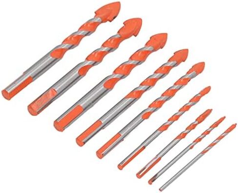 9Pcs Masonry Drill Bits Set Carbide Industrial Strength Carbide Tip in Saudi Arabia